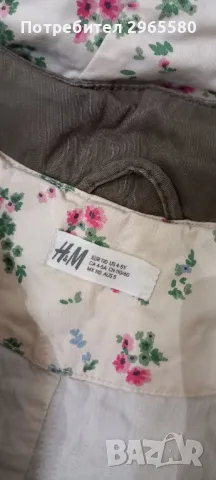 Есенно якенце H&M, р.104-110 за момиче, снимка 2 - Детски якета и елеци - 47427361