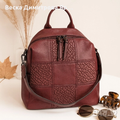 Многофункционална дамска раница-чанта, снимка 5 - Раници - 51664508