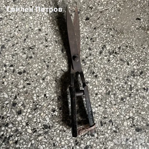 Дървена лопата и стара ножица, снимка 5 - Други ценни предмети - 49787715