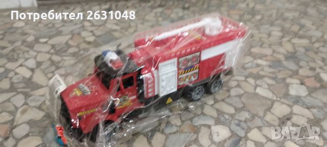 детска играчка пожарна кола, снимка 9 - Коли, камиони, мотори, писти - 45710456