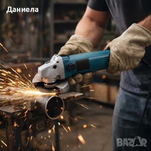 Ъглошлайф на ток Kraftroyal - 125mm бързо и прецизно рязане, снимка 2 - Ъглошлайфи - 53783819