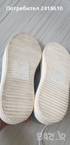Giuseppe Zanotti Leather Sneakers Size 38 - 24.5см ОРИГИНАЛ! ЕСТЕСТВЕНА Кожа!, снимка 4 - Кецове - 53384592