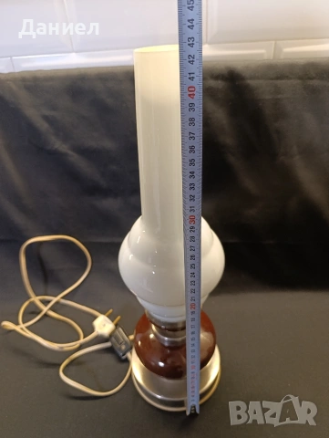 Българска соц настолна лампа, снимка 3 - Антикварни и старинни предмети - 53136233