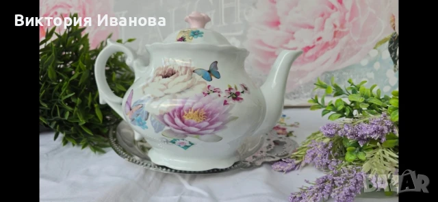 голям ретро чайник, снимка 2 - Други ценни предмети - 50888590