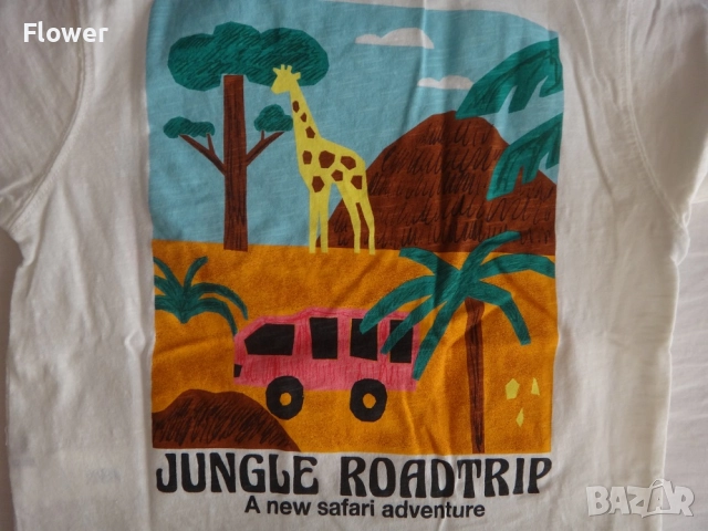 Нова Детска бяла блуза ZARA с къс ръкав размер 98, снимка 8 - Детски тениски и потници - 52947587