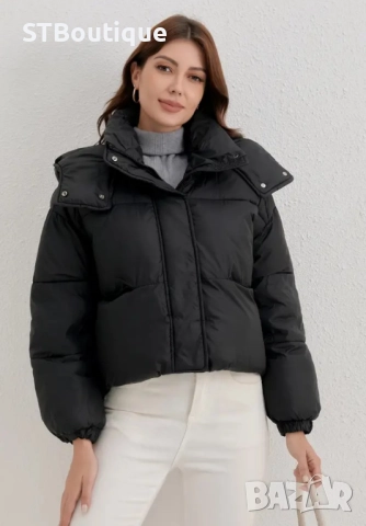 🌸 Дамско леко зимно яке с качулка – STBoutique 🌸, снимка 3 - Якета - 52280870