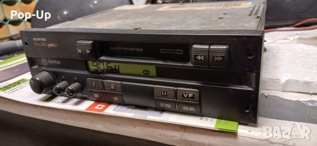 VW Beta ретро автокасетофон, снимка 2 - Аксесоари и консумативи - 52379014