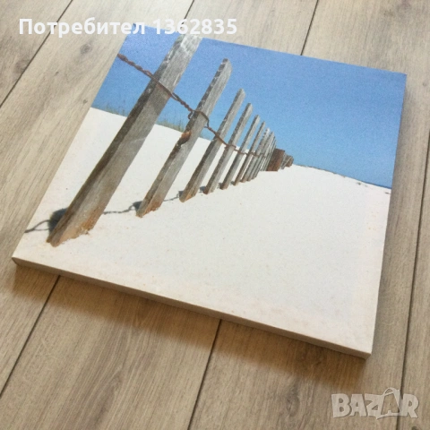 НОВА картина / репродукция / пано на морска плажна тематика 40 х 40 см, снимка 3 - Картини - 53203380