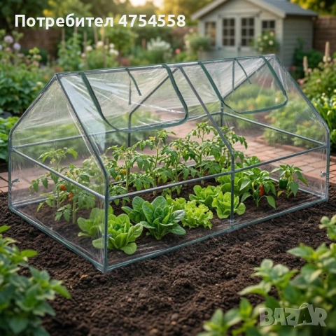 Компактна градинска оранжерия - стабилен микроклимат за вашите растения, снимка 2 - Оранжерии - 53887985