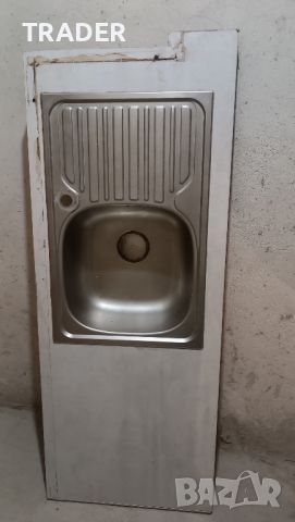 кухненска мивка за вграждане метална с плот неръждавейка алпака  , снимка 1 - Мивки - 31414724