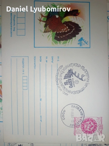 Пълен лот 27 бр. Илюстровани пощенски пликове "Експо '81" - Световно ловно изложение, снимка 6 - Филателия - 53743042