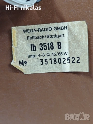 грамофон FM стерео радио Hi-Fi система стерео тонколони WEGA 3204 Dual 1209, снимка 17 - Радиокасетофони, транзистори - 51342887