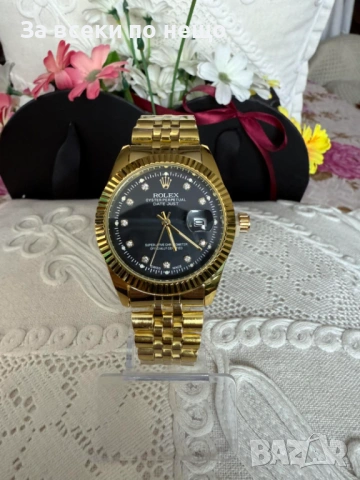 Rolex Мъжки Часовник С Кварцов Механизъм - Налични Различни Цветове Код AT-19, снимка 5 - Мъжки - 53310881