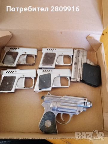 Стари запалки пистолет 6бр., снимка 2 - Антикварни и старинни предмети - 53970554