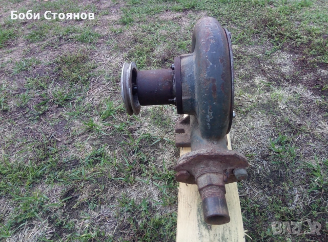 Ретро чугунен вентилатор за ковашко огнище