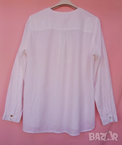 Бели кенарени и памучни дамски ризи за всякакъв повод, снимка 10 - Ризи - 51484198