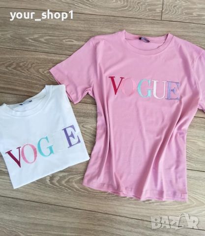 3 цвята дамска тениска  vogue , снимка 1 - Тениски - 46146076