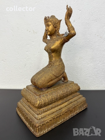 Бронзова скулптура / фигура на тайландско божество. №7515, снимка 5 - Антикварни и старинни предмети - 52127089