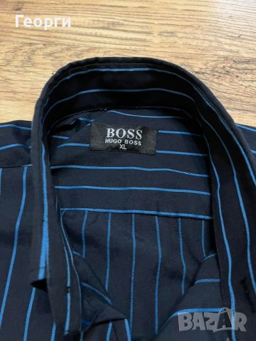 Мъжка риза с дълъг ръкав Hugo Boss Размер XL, снимка 3 - Ризи - 46467397
