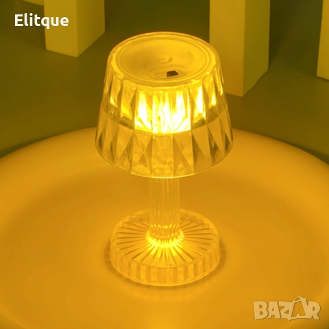 Мини LED нощна лампа с бутон за самозахранване на батерията, 8.5 см. НАЛИЧНА В ДВА ВАРИАНТА: С Трапе, снимка 2 - Други стоки за дома - 52820158