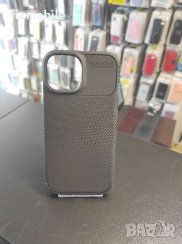 Apple iPhone 15 Carbon Fiber силиконов Калъф / Кейс, снимка 3 - Калъфи, кейсове - 45994522