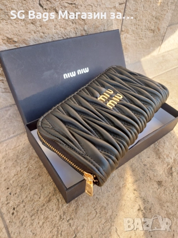 Miu miu miv miv  дамско портмоне дамски портфейл код 900, снимка 7 - Портфейли, портмонета - 35671690