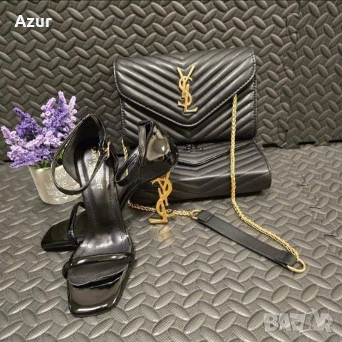 дамски сандали на ток и чанта louis vuitton , снимка 6 - Чанти - 46243582