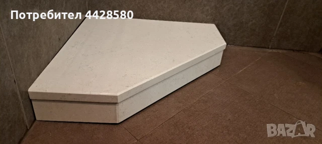Ъглови рафтове от мраморизиран варовик , снимка 2 - Етажерки - 50544795
