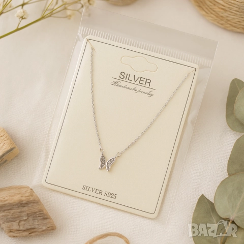 Елегантно сребърно колие с висулка – универсален аксесоар за всякакви поводи, снимка 9 - Колиета, медальони, синджири - 51926373