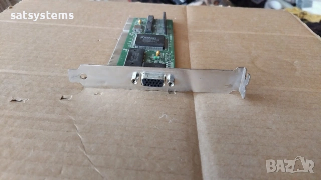 Видео карта TVGA Trident 9000i-1 JA-8237D/V3 16-bit 512KB ISA, снимка 2 - Видеокарти - 53404804