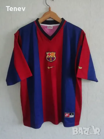 Barcelona Nike 1998/1999 Vintage оригинална тениска фланелка Барселона размер L