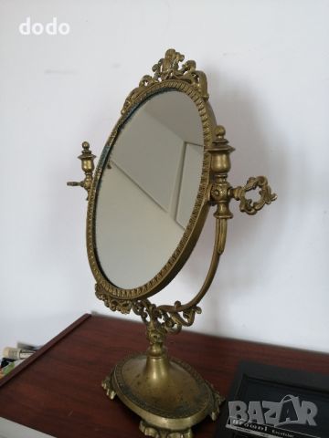 Бароков стил старинно огледало, снимка 2 - Антикварни и старинни предмети - 45727998