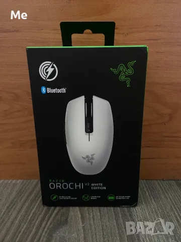 New❗️Безжична геймърска мишка Razer Orochi v2 white edition, снимка 1