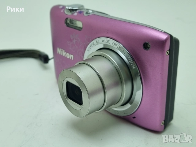 Nikon Coolpix S2700 6x Optical Zoom 16MP Pink Compact Digital Camera, снимка 6 - Фотоапарати - 53804754