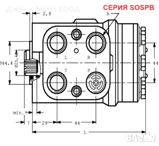 Хидравлични кормилни управления KRAMP (Орбитроли) – Серии SOSPB & SOSPC, снимка 2 - Селскостопанска техника - 53944328