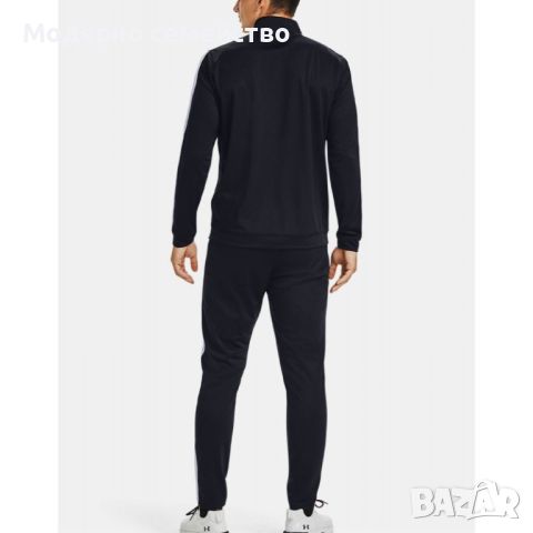 Мъжки спортен екип under armour knit track suit black, снимка 2 - Спортни дрехи, екипи - 46664308