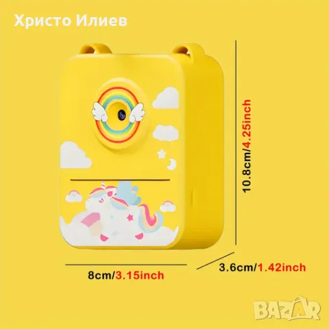 Дигитален фотоапарат детска камера за моментални снимки, снимка 8 - Други - 50269619