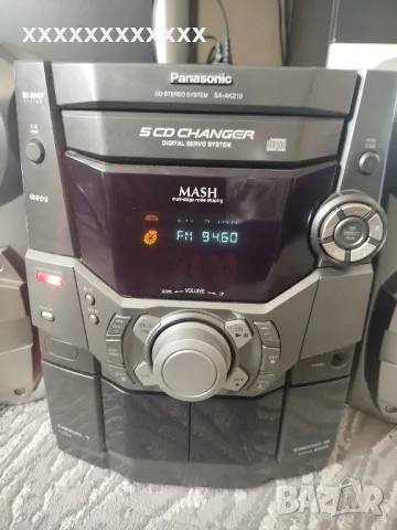 аудиосистема/ресийвър Panasonic 5cd fm aux с колони , снимка 7 - Аудиосистеми - 49446659