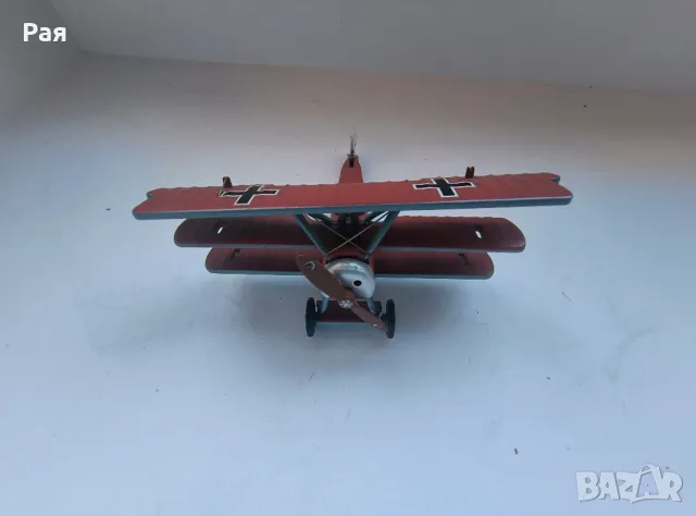 метален самолет fok DR1425, снимка 3 - Колекции - 49968542