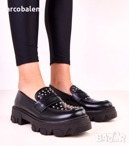 Дамски мокасини с шипове Memolis, 2цвята , снимка 6 - Дамски ежедневни обувки - 52128688