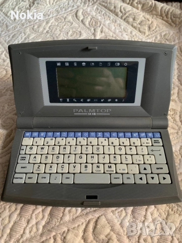 Vintage PALMTOP Pocket Computer 64KB - Retro Mini Laptop with Manual, снимка 3 - Лаптопи за игри - 54136647