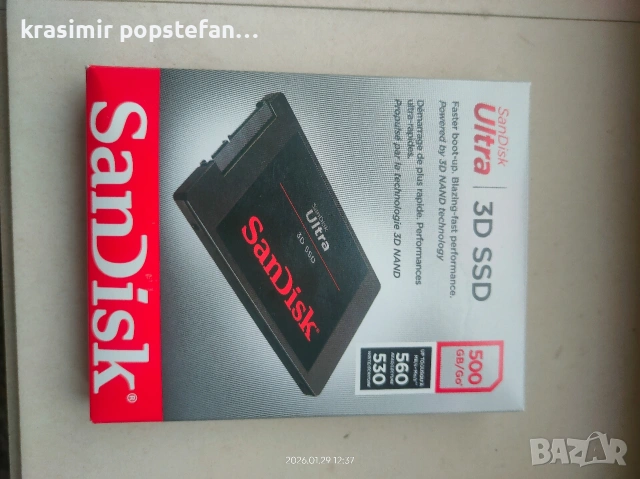 sandisk ssd 500GB