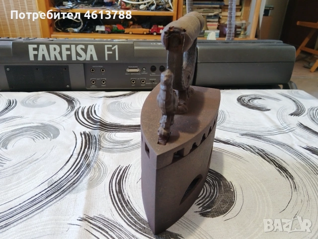 Ретро ютия на жар, снимка 5 - Антикварни и старинни предмети - 53838525