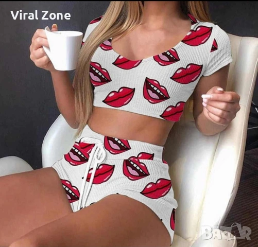 Дамски рипсен комплект, снимка 3 - Комплекти - 53502991