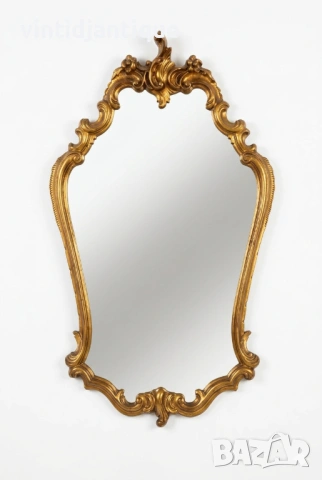 Винтидж златно огледало в стил необарок