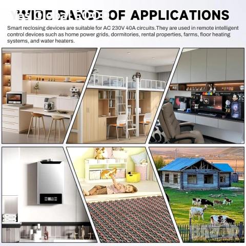 Jadeshay WiFi дефектнотокова защита 40A 30mA 2P, снимка 10 - Друга електроника - 53243669