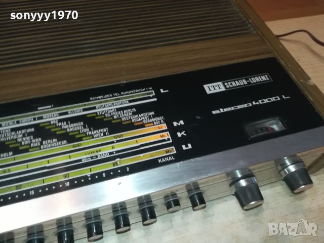 ITT SCHAUB-LORENZ STEREO 4000L RECEIVER-ВНОС SWISS 0608241002, снимка 2 - Ресийвъри, усилватели, смесителни пултове - 46816876