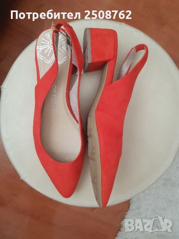 Нови обувки Marco Tozzi с ток , снимка 5 - Сандали - 45188269