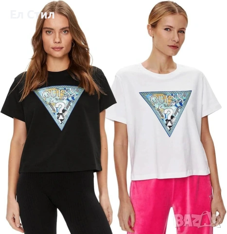 ⚜️Памучна тениска 22 евро Бяло С М М Л Черно Л