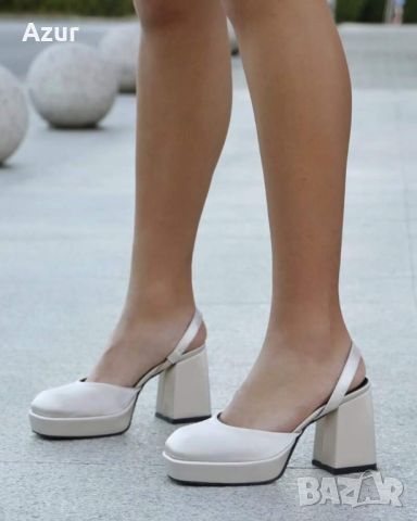 сандали на ток , снимка 5 - Дамски обувки на ток - 46294355